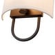preview thumbnail 15 of 17, 1-Light Modern Ivory Fabric Wall Sconce