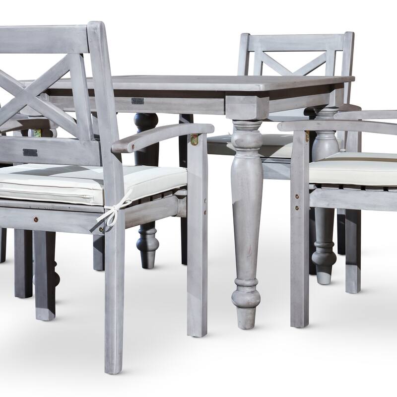 DTY Outdoor Living Castlewood Dining Set - 5-Piece Square Dining Set