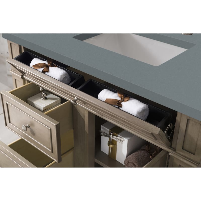 James Martin Vanities Bristol 36" Single Vanity, Whitewashed Walnut
