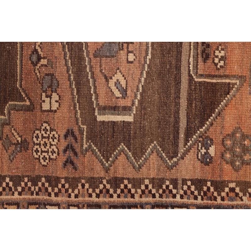 ECARPETGALLERY Hand-knotted Antalya Vintage Brown Wool Rug - 5'5 x 10'1