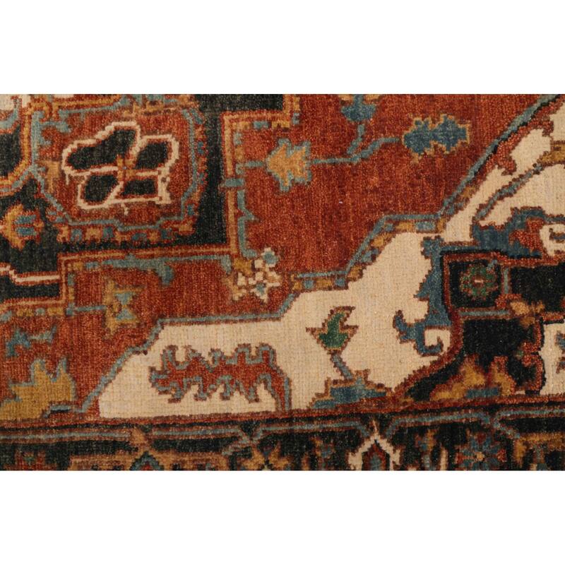 ECARPETGALLERY Hand-knotted Jules Sultane Dark Copper Wool Rug - 3'11 x 6'1