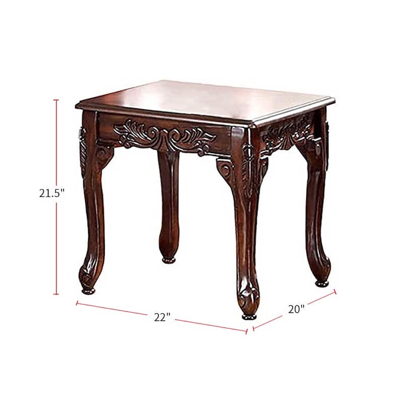 3 Piece Wooden Table Set