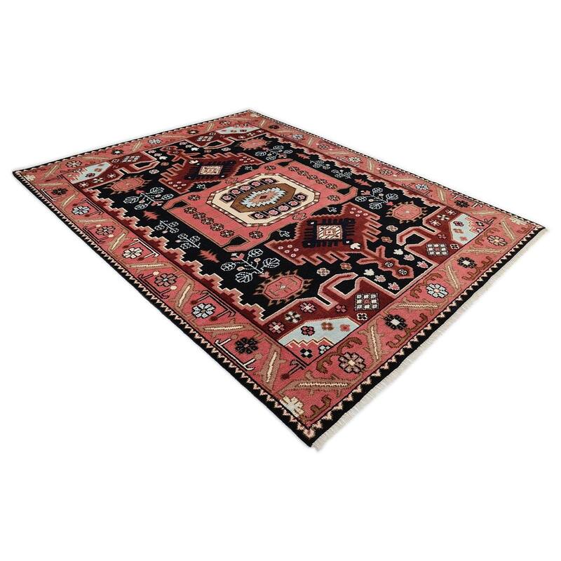 Overton Handmade Boho Southwestern Area Rug