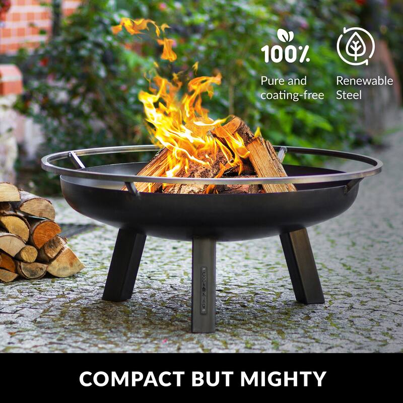 Porto 24" Fire Pit with Cover Lid