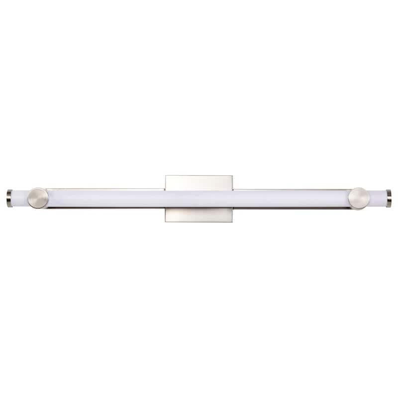 Bowman 36 Inch LED Vanity Brushed Nickel Acrylic Lens - Brushed Nickel
