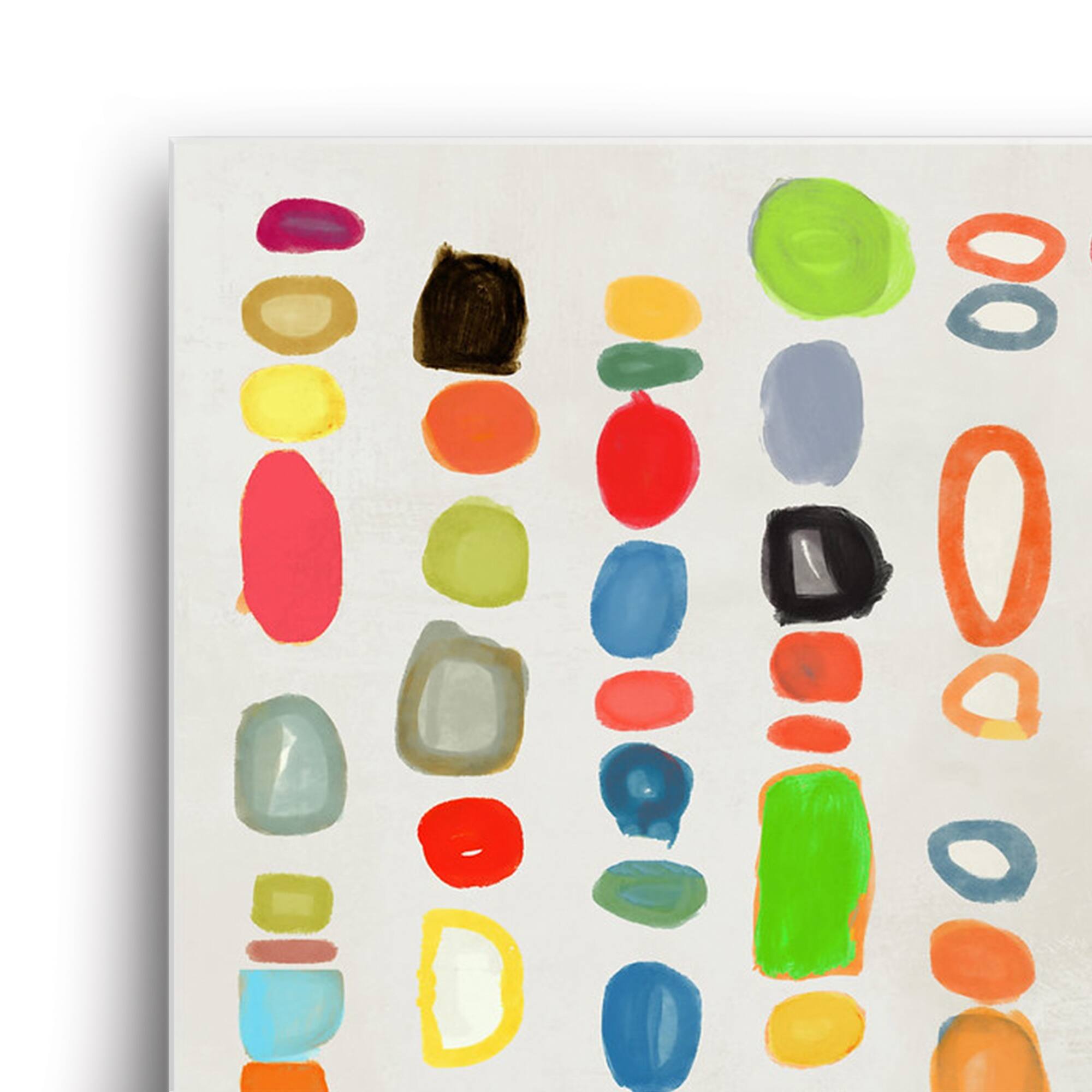 Americanflat 2 Piece 8x10 Wrapped Canvas Set Little Shapes by PI