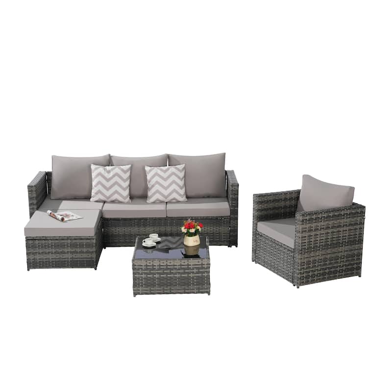 3 Pieces Patio Furniture Set
