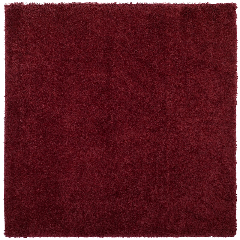SAFAVIEH Laguna Shag Verdiana Solid Color 2-inch Thick Rug.