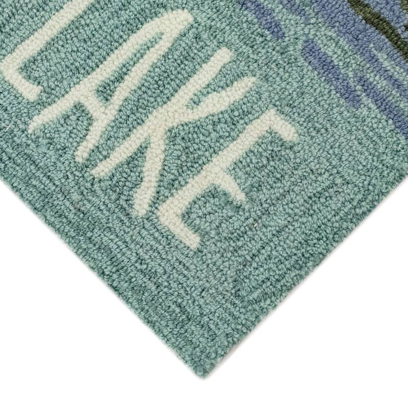 Liora Manne Frontporch Live Love Lake Indoor/Outdoor Rug