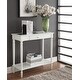 preview thumbnail 1 of 14, Convenience Concepts French Country 1 Drawer Hall Table with Shelf White