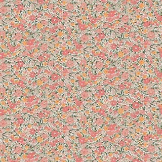 Laura Ashley Loveston Coral Pink Wallpaper