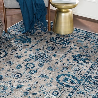 Livabliss Reimes Distressed Traditional Area Rug