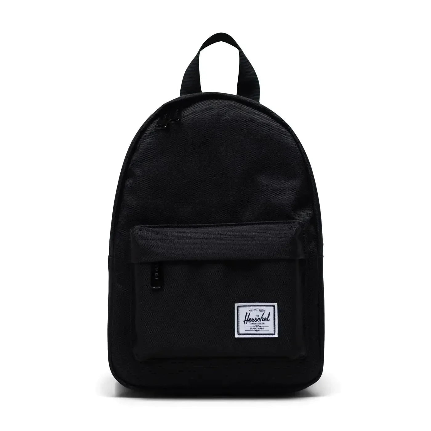 Herschel Classic Mini Backpack - Adjustable Slim Shoulder Straps, Black