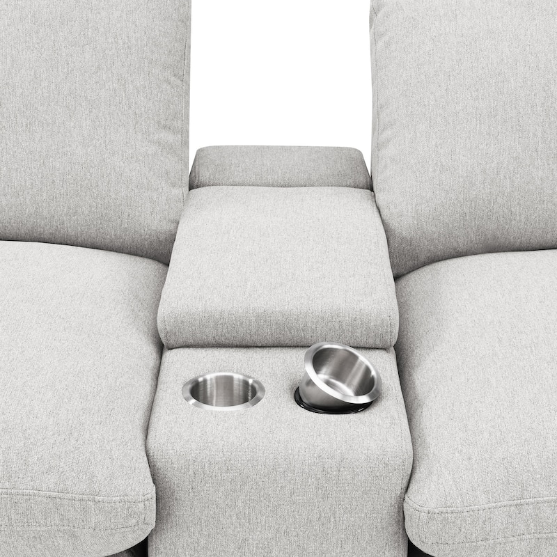 Collins 5-Piece Power Reclining Home Theater Seating - 150"W x 40"D x 38"H