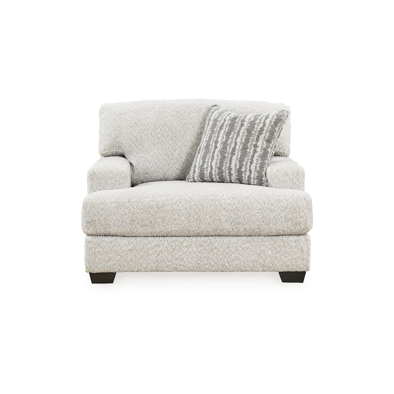 Signature Design by Ashley Brebryan White Oversized Chair - 49"W x 45"D x 39"H