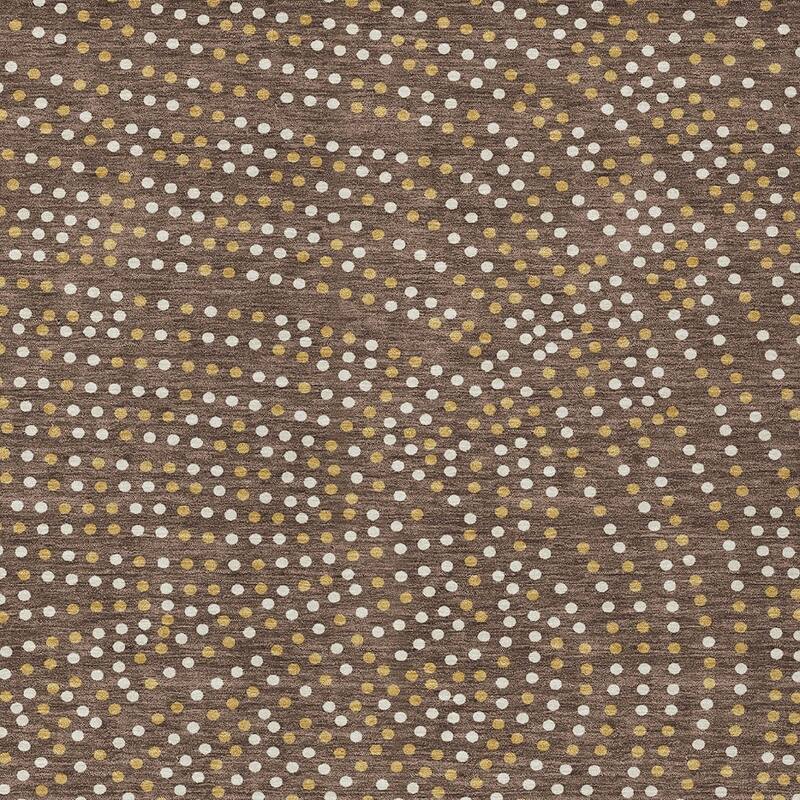 HomeRoots Polka Dot Transitional Rectangle Outdoor Rug