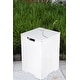 preview thumbnail 10 of 10, Elementi Plus 25 in. H Marble Porcelain Propane Tank Cover with Removable Lid
