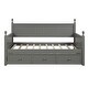 preview thumbnail 5 of 16, Twin Size Stable and Classic Bed Frame Daybed with Three Drawers, No Box Spring Needed,Underbed Storage