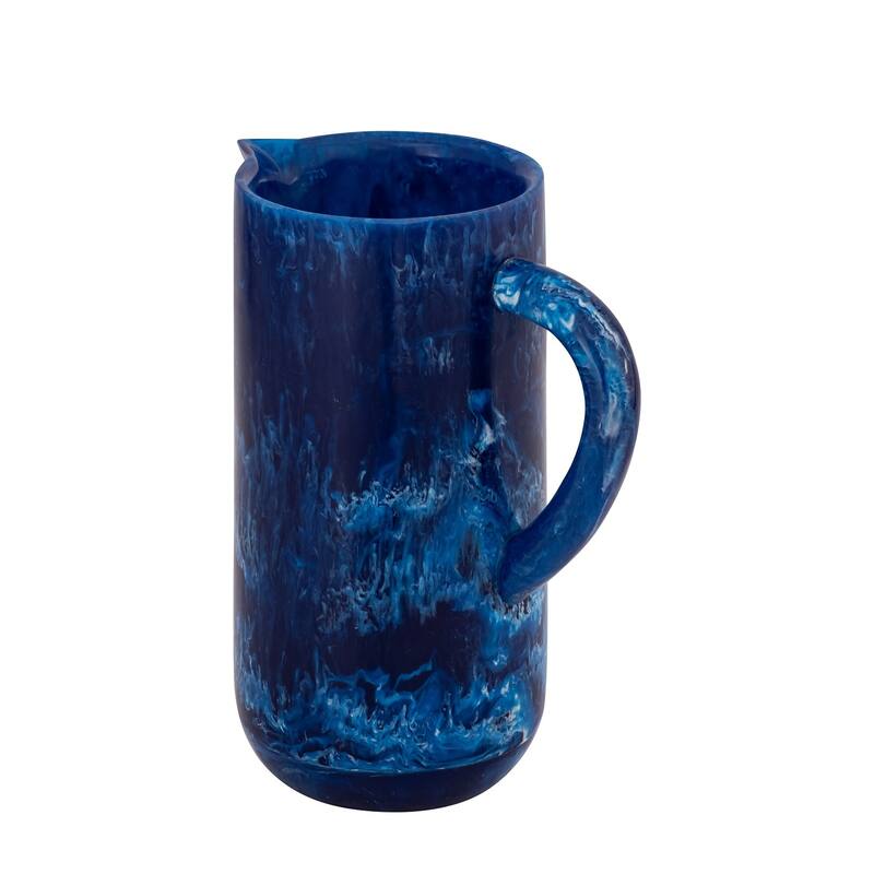 Blue Resin Pitcher