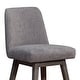 preview thumbnail 14 of 176, Amalie Upholstered Bar Stool, Swivel Counter Height Stool with Solid Wood Frame