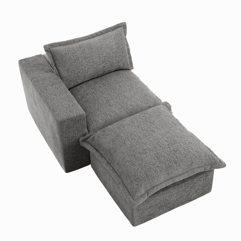 Comfy Cloud Couch Plush Modular Sectional Sofa For Living Room