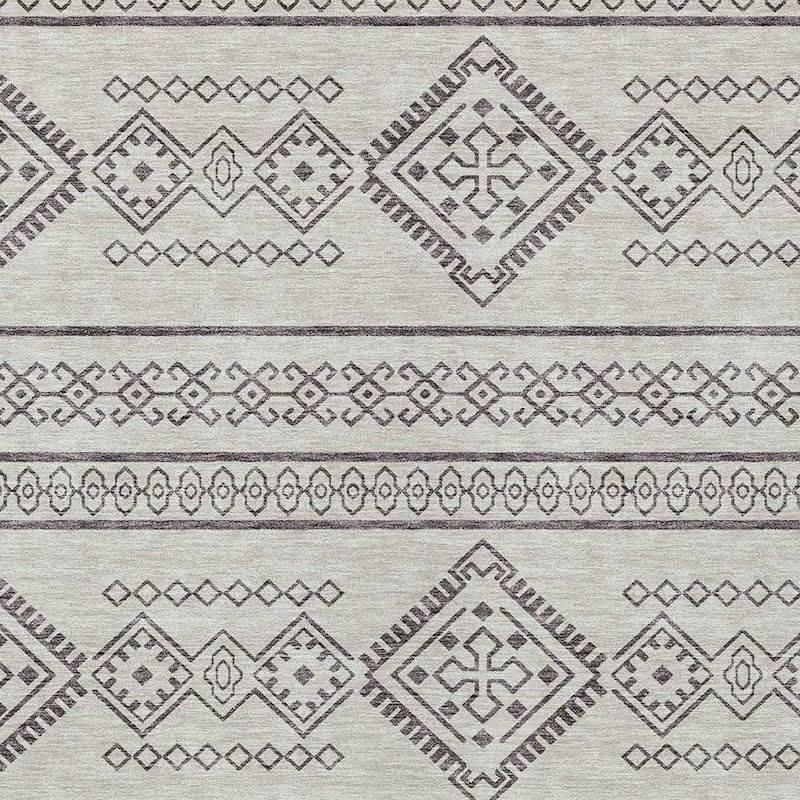 HomeRoots Southwestern Transitional Rectangle Outdoor Rug