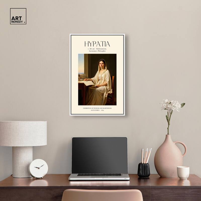 Philosopher of Alexandria Canvas by Art Remedy