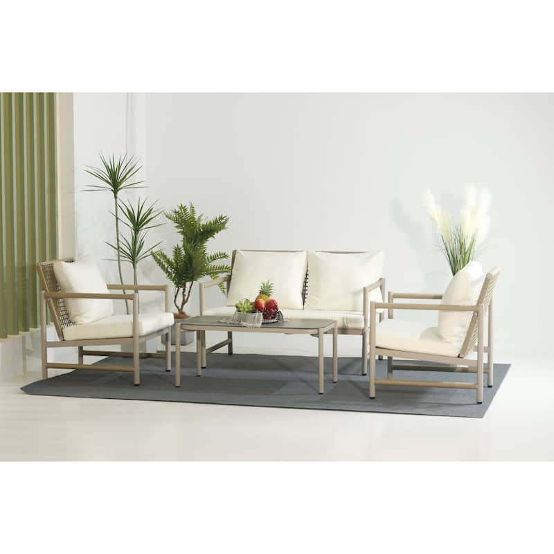 4 Pieces Patio Furniture Set