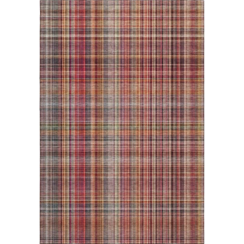 Premium Washable Super Soft Plaid Mayfield Rug