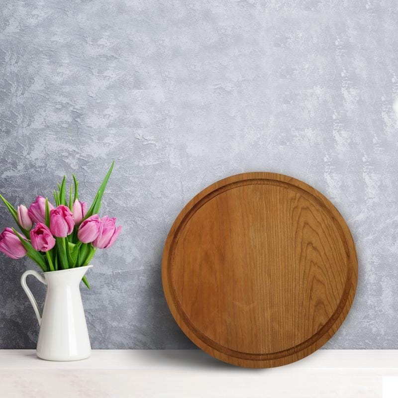 Shop Delice Cherry Round Cutting Board With Juice Drip Groove