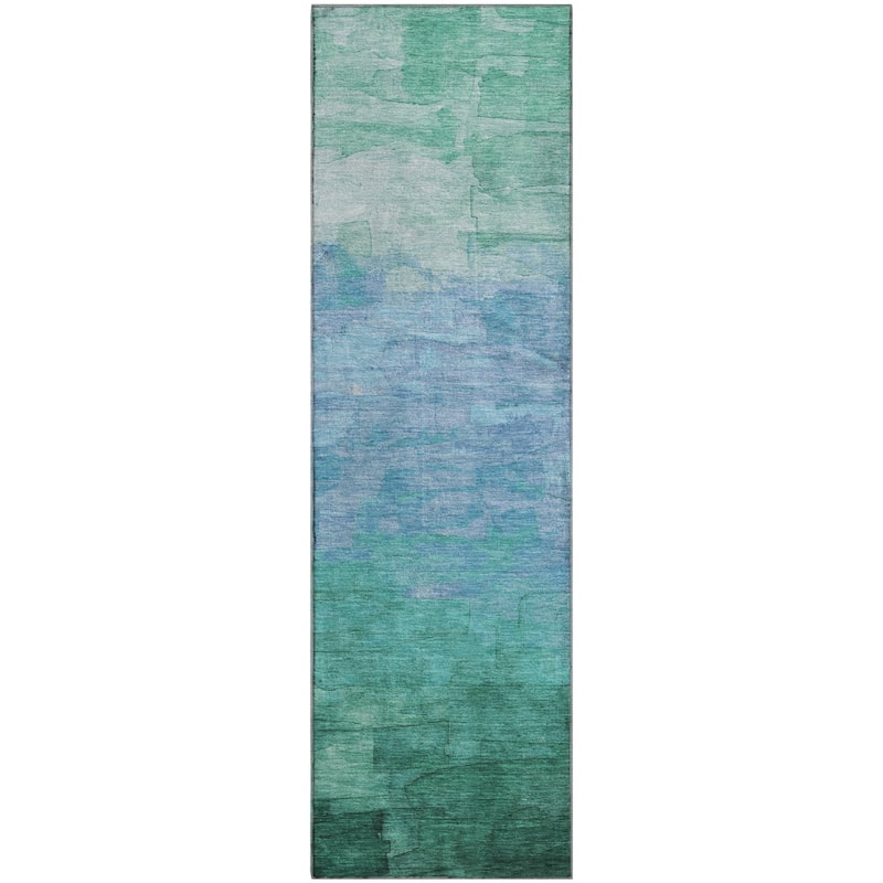 Premium Washable Super Soft Ombre Brushstrokes Mayfield Rug