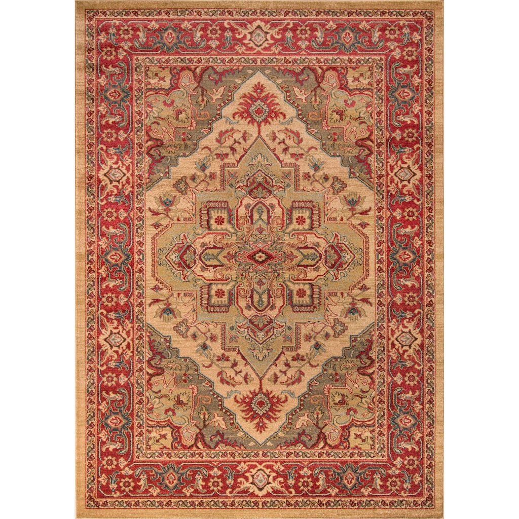 ECARPETGALLERY Machine Woven Lux Traditional Area Rug