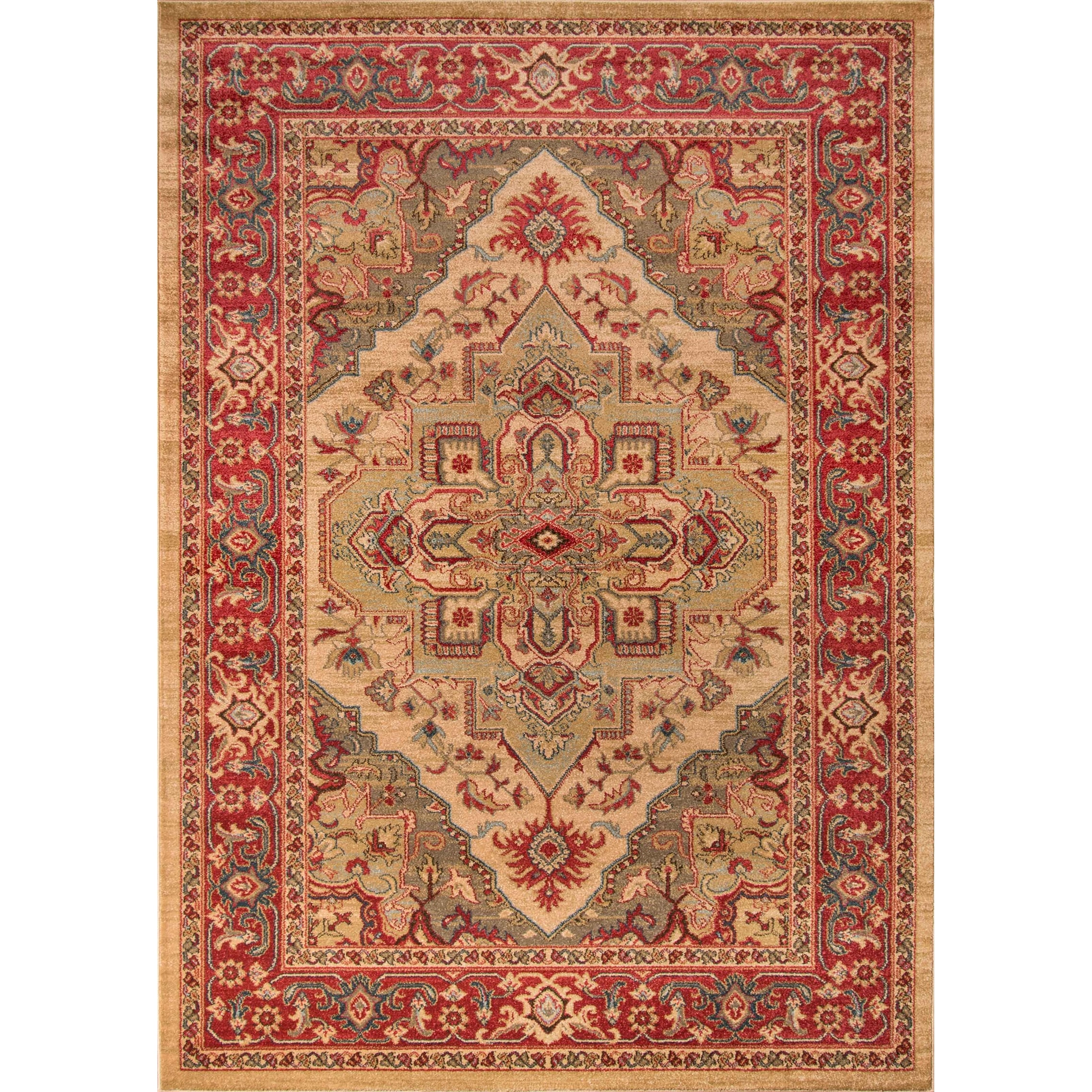 ECARPETGALLERY Machine Woven Lux Traditional Area Rug