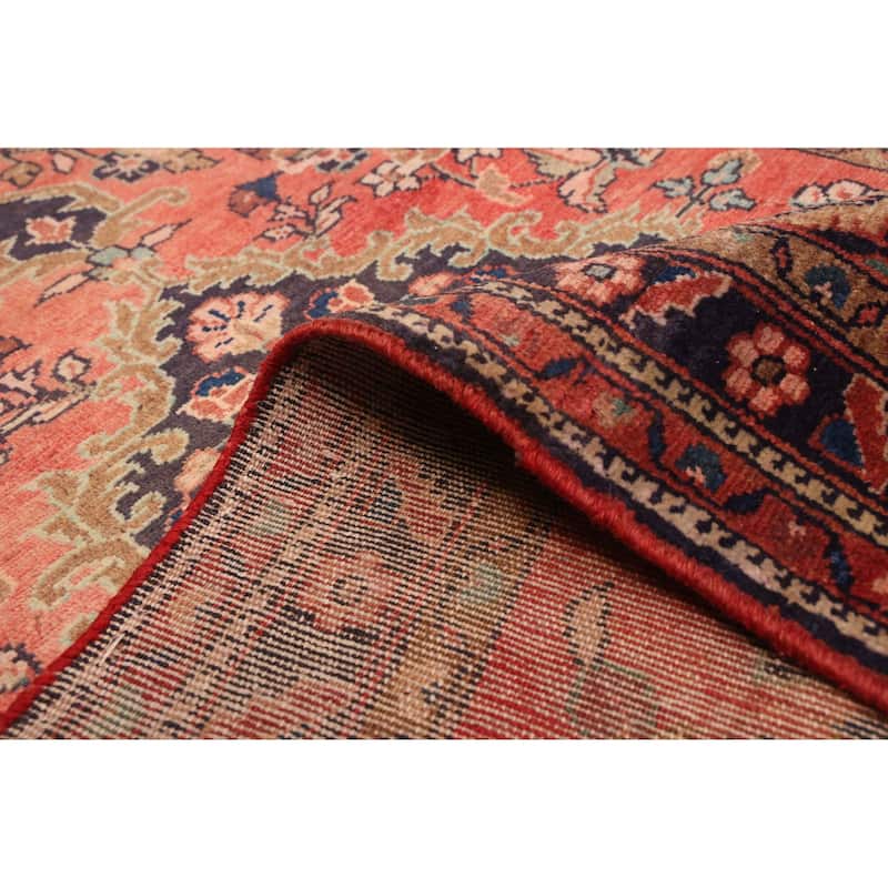 ECARPETGALLERY Hand-knotted Andelz Red Wool Rug - 3'5 x 8'10