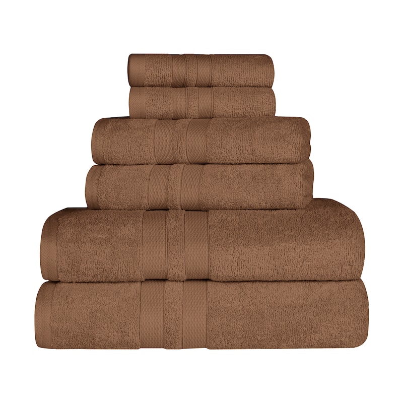 Superior Cotton Quick-Drying 6 Piece Highly Absorbent Towel Set
