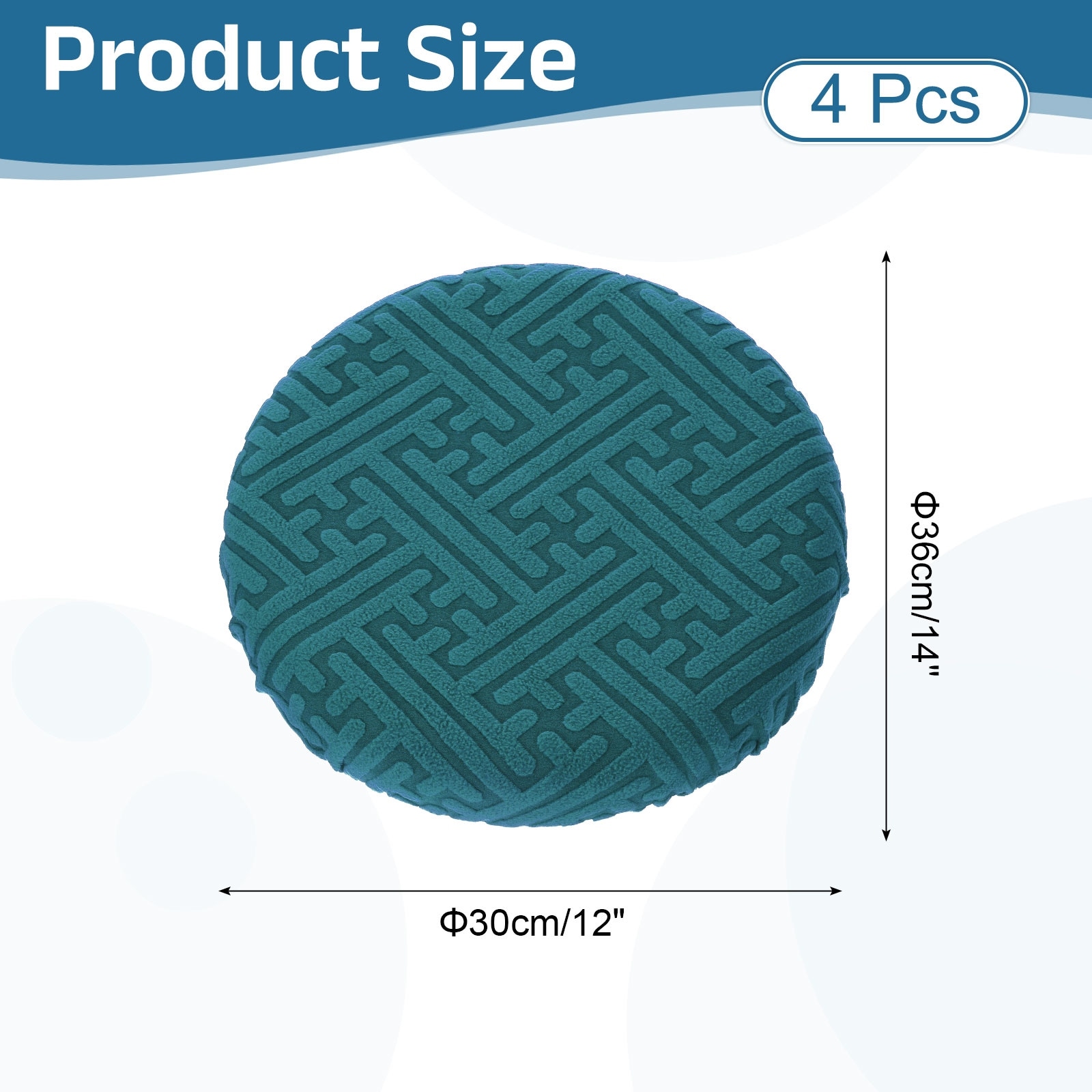 Bar Stool Covers Round, Soft Elastic Circle Stool Seat Cushion Slipcover for Home Hotel Bar Restaurant