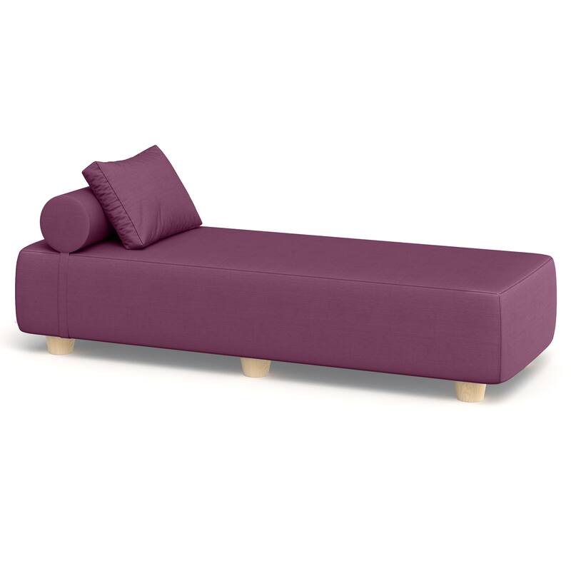 Jaxx Alvy Outdoor Sun Lounger - Luxurious Sunbed with Wood Feet Sunbrella