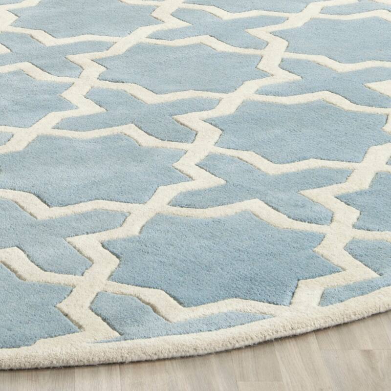 SAFAVIEH Handmade Chatham Begie Modern Moroccan Wool Rug