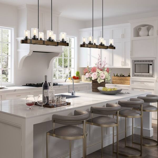 Kitchen island chandelier lighting
