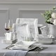 preview thumbnail 43 of 45, MALACASA Flora Wavy Modern Porcelain Dinnerware Set (Service for 6)