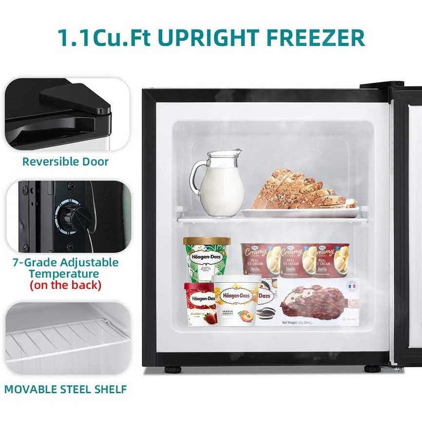 STAKOL 1.1 cu.ft. Compact Single Door Mini Upright Freezer ( Not