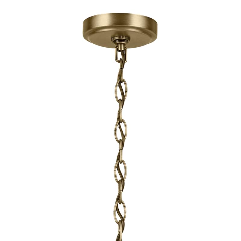 Kichler Lighting Winslow 19.75 in. 5-Light Natural Brass Chandelier - 19.75 in