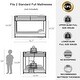 preview thumbnail 5 of 13, Full over Full Metal Bunk Black for Kids and Adult, Low Profile and Easy Climbing with Stable Ladder