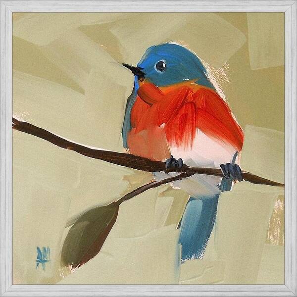 Shop Easy Art Prints Angela Moulton S Bluebird No 21 Premium Canvas Art On Sale Free Shipping On Orders Over 45 Overstock 25740717