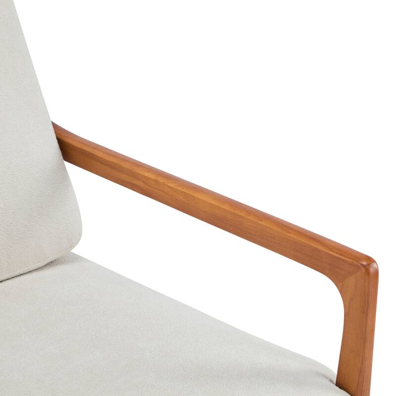Christopher Knight Home - Jennie Tall-Back Wood Armchair with Ergonomic Comfort for Any Room