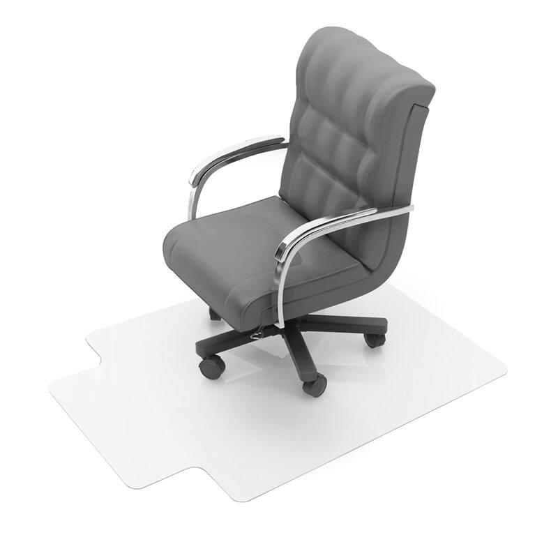 Cleartex® Enhanced Polymer Lipped Chair Mat for Carpets up to 3/8" - 48" x 60"
