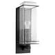 preview thumbnail 1 of 0, Quorum International Balboa 15" Tall Outdoor Wall Sconce Noir