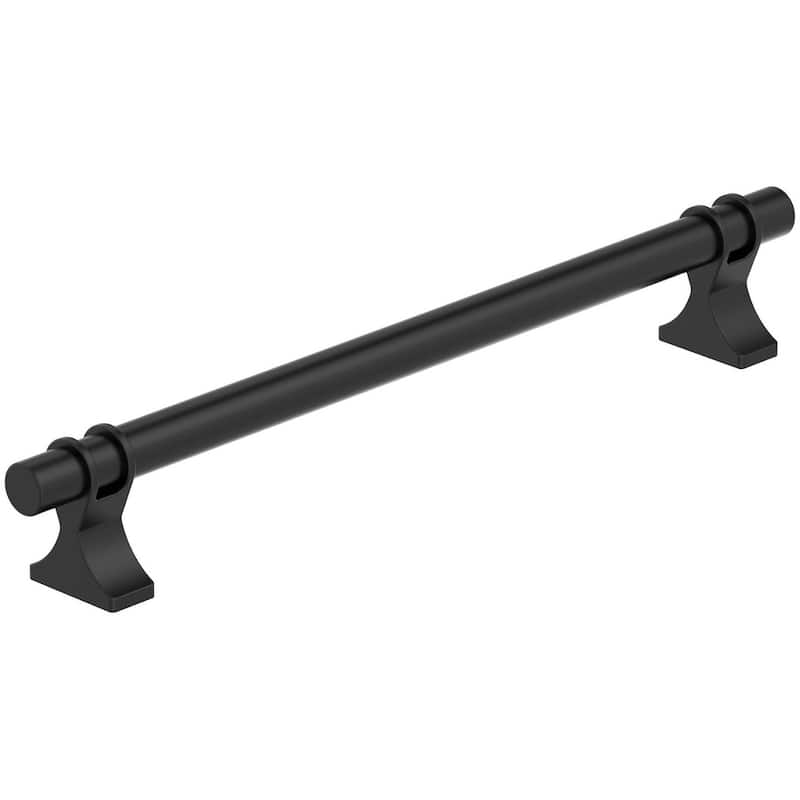 Amerock BP36618 Davenport 7-9/16" Center to Center Bar Cabinet Pull - Matte Black