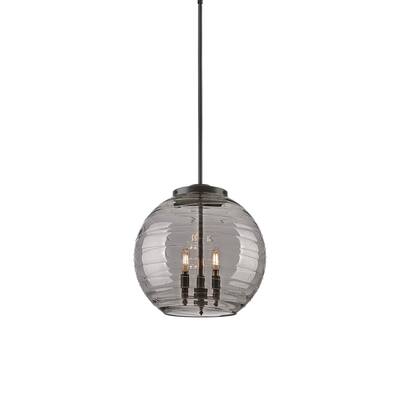 Innovations Lighting 221-3S-18-16 Athens Pendant Athens Deco Swirl 3