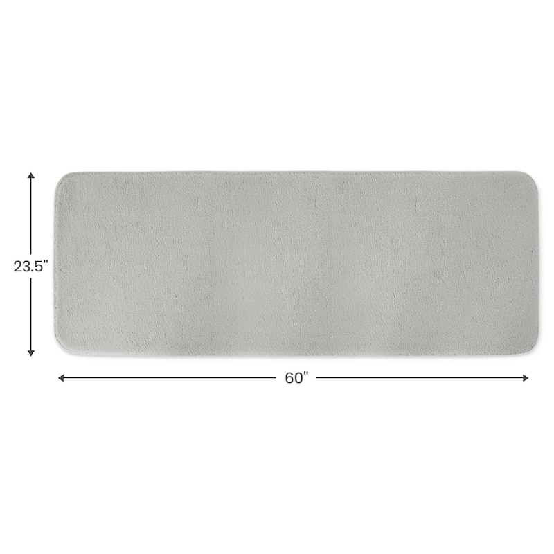 SussexHome Non-skid Ultra-thin Blended Runner Rug - 20" x 59"
